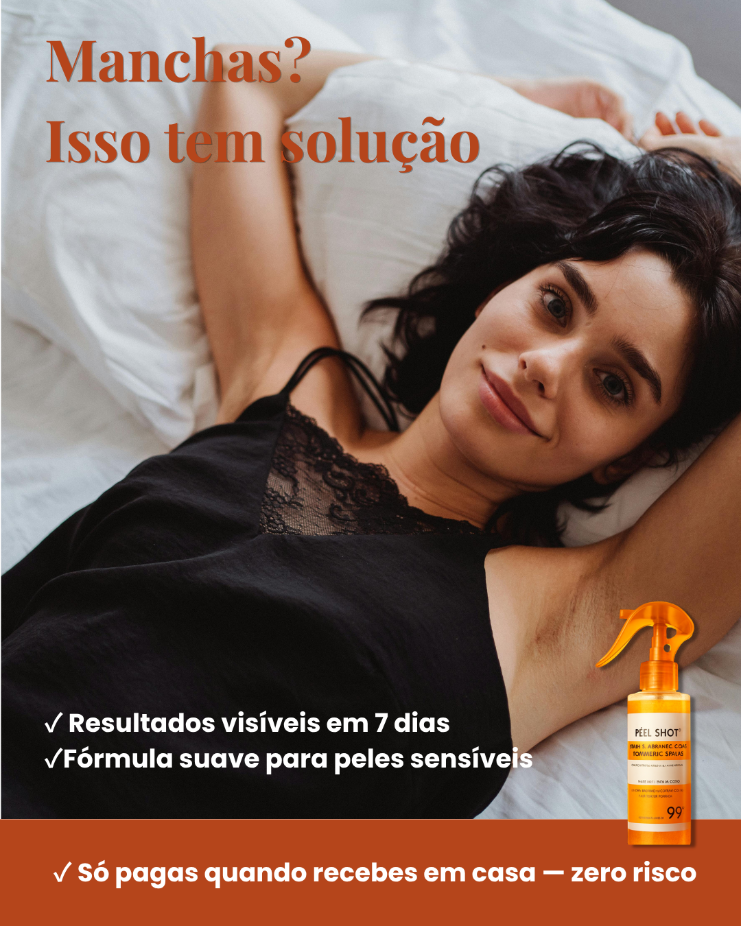 Spray Corporal de Cúrcuma — ADEUS MANCHAS NAS AXILAS, JOELHOS E COTOVELOS