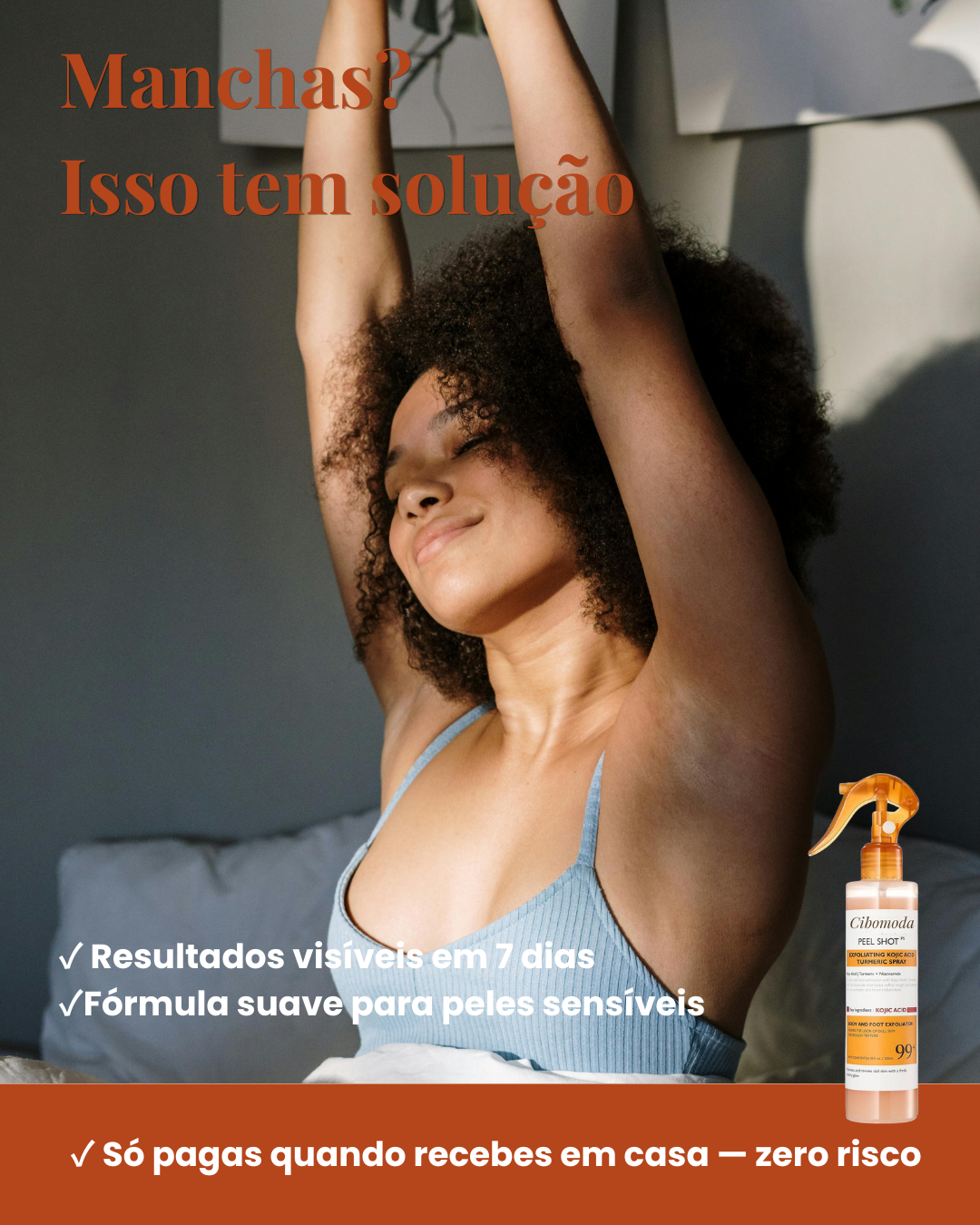 Spray Corporal de Cúrcuma — ADEUS MANCHAS ESCURAS NO CORPO