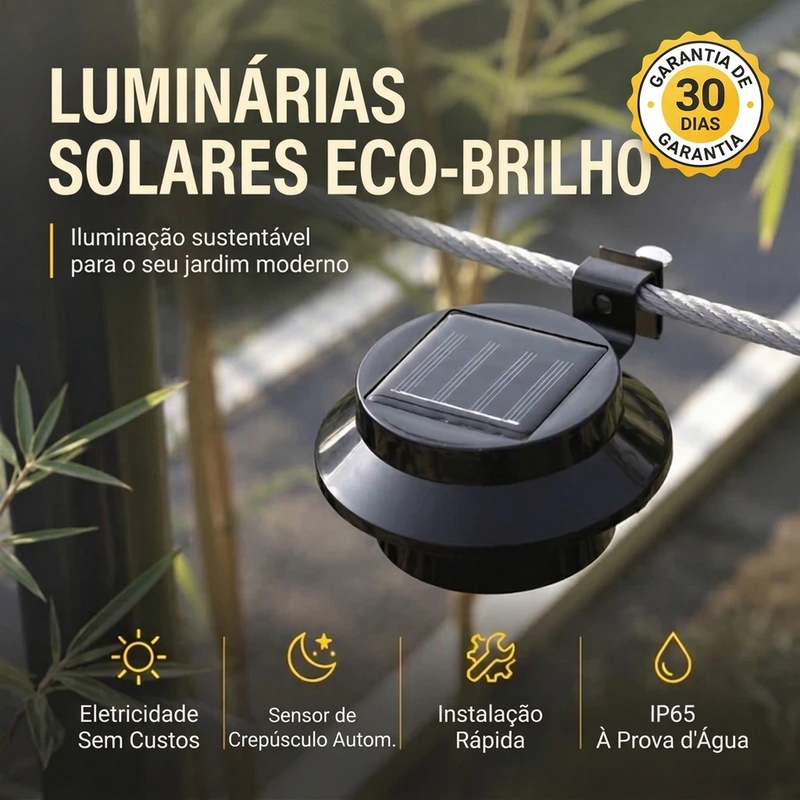 Solar-LED-Rinnenwandleuchte